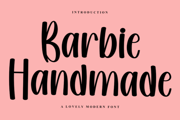 Barbie Handmade: A Charming Font for Creative Projects