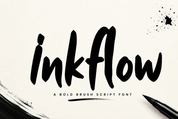 Bold and Expressive: Meet Inkflow Font