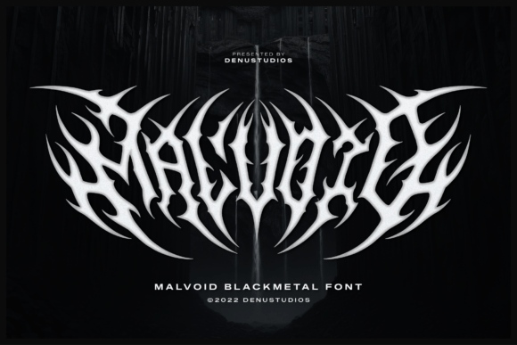 Descend into the Darkness with Malvoid: The Ultimate Black Metal Font