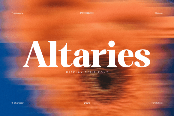 Discover the Elegance and Versatility of Altaries Font