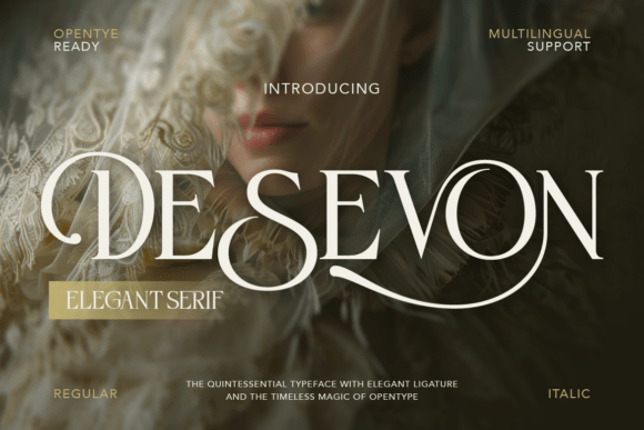 Discover the Elegance of Desevon: A Typeface for Timeless and Modern Design