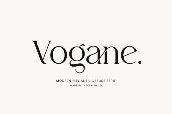 Elegant Typography with Vogane