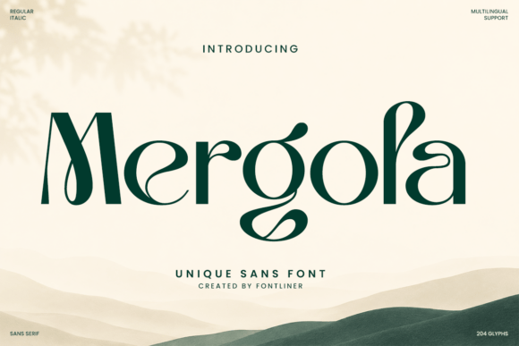 Elevate Your Design with Mergola Font