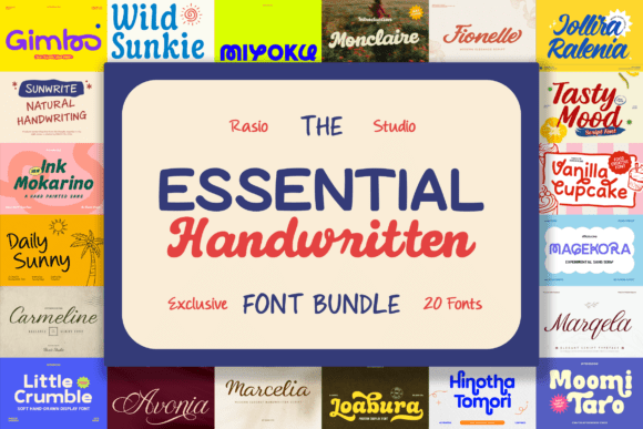 Essential Handwritten Font Bundle: Add a Personal Touch