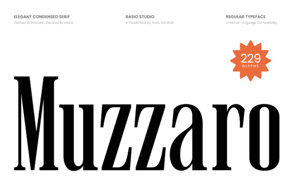 Exploring Muzzaro: A Typeface of Elegance and Versatility
