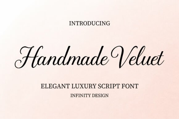 Handmade Velvet: The Elegance of Luxury Script Fonts