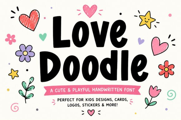 Love Doodle: A Charming Handwritten Font for Creative Projects