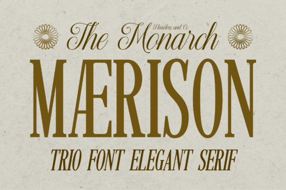 Maerison: A Trio Font Collection for Elegant and Versatile Design