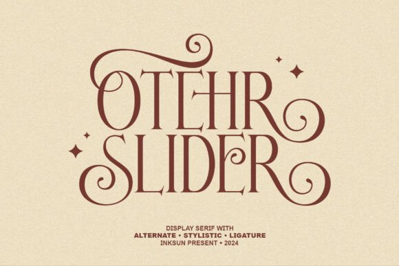 Other Slider: A Strategic Font for Modern and Vintage Branding