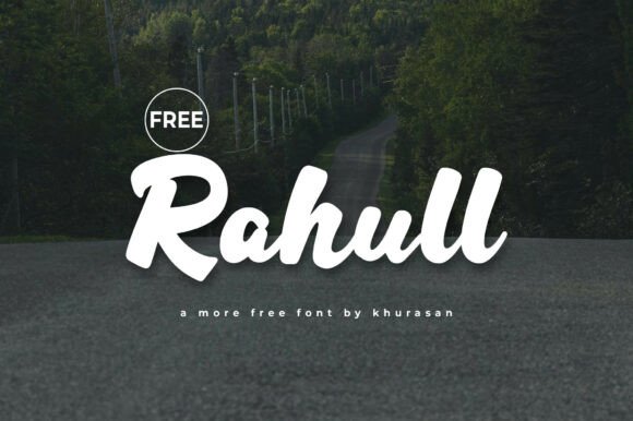 Rahull: A Modern Handwritten Script Font for Versatile and Engaging Design