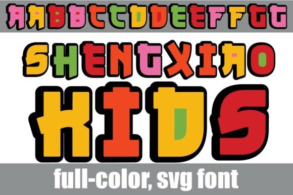 Shengxiao Kids: A Vibrant Font for Modern Youth Branding