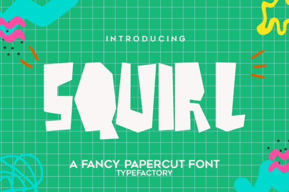 Unleash Creativity with Squirl's Playful Typography