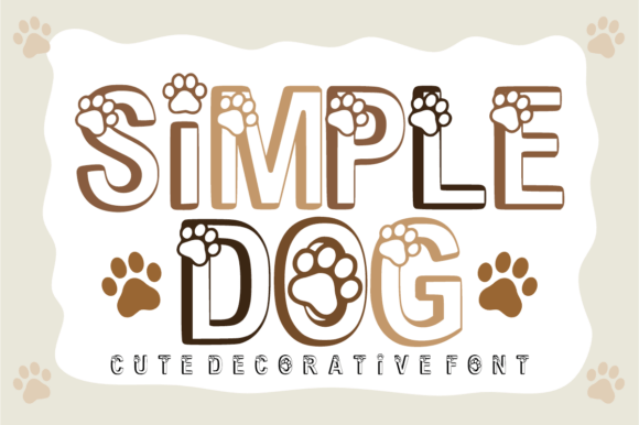 Unleash Your Creativity with Simple Dog - The Ultimate Pawsome Decorative Font