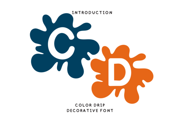 Unleashing Creativity with Color Drip: A Versatile Decorative Font